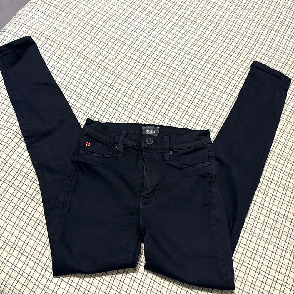 Hudson Black skinny jeans